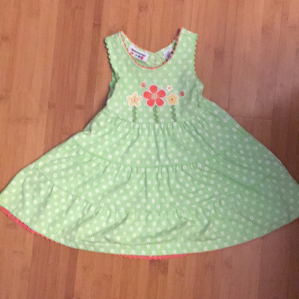 Lime Green Swing Dress